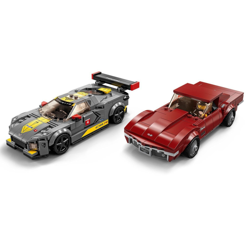 Конструктор LEGO Speed Champions Chevrolet Corvette C8.R Race Car and 1968 Chevrolet Corvette (76903) - зображення 8