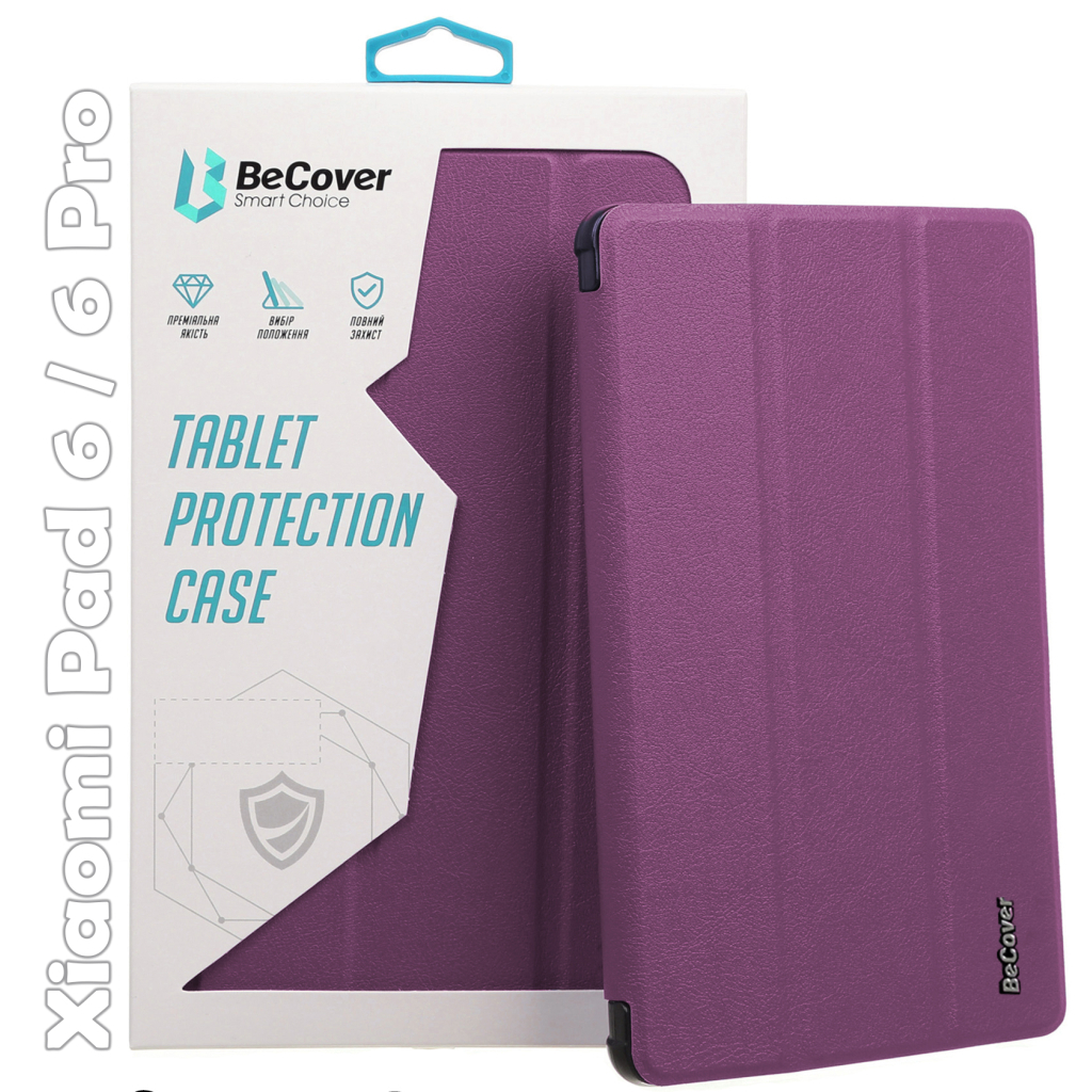 Чохол до планшета BeCover Smart Case Xiaomi Mi Pad 6 / 6 Pro 11" Purple (709501) - зображення 1