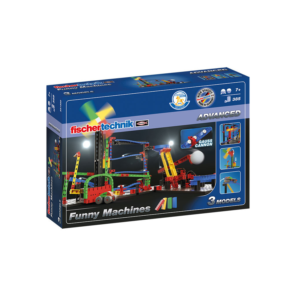 Конструктор Fischertechnik ADVANCED Кумедні машини (FT-551588) - зображення 1