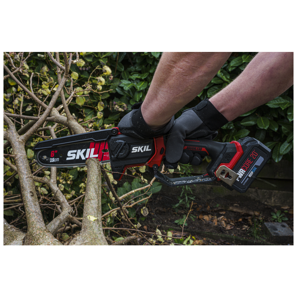 Ланцюгова пила Skil SKIL 0512 AA Li-Ion 20V, акумуляторна безщіткова (Без АКБ та ЗП) (GS1E0512AA) - зображення 6
