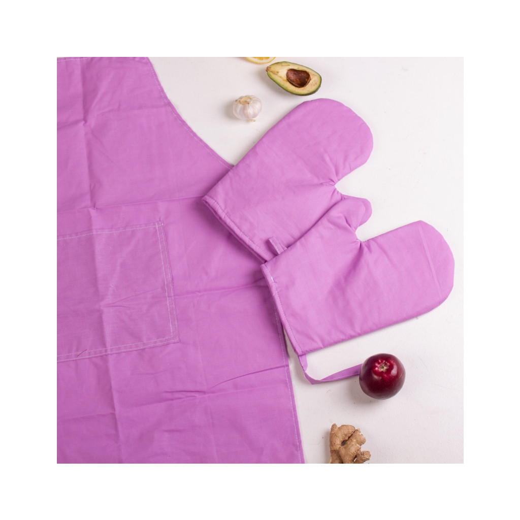 Фартух MirSon Набір 16-3310 Bernarda бязь дві прихватки + дві рукавички-прихватки + фартух (2200006752813) - зображення 3