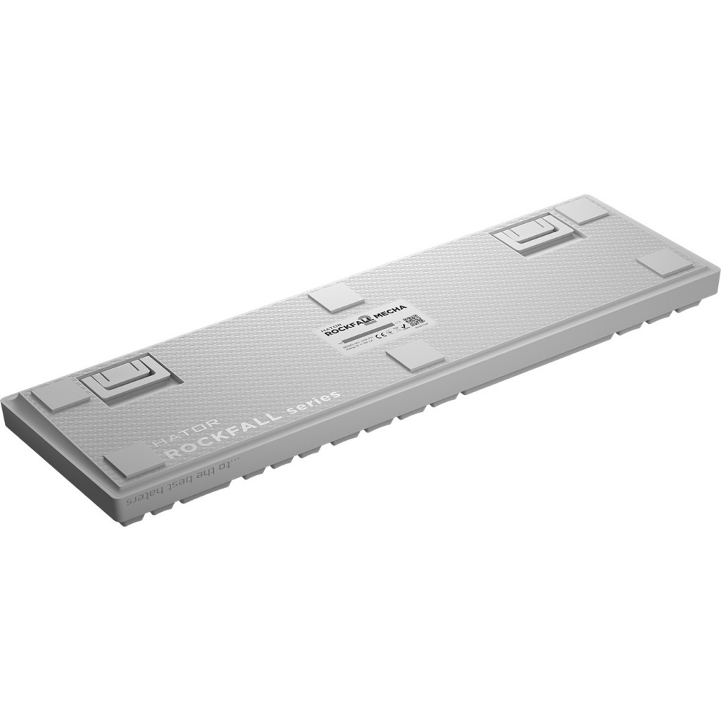 Клавіатура Hator Rockfall 2 Mecha Orange USB White (HTK-711) - зображення 5