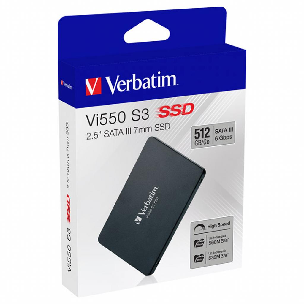 Накопичувач SSD 2.5" 512GB Verbatim (49352) - зображення 6