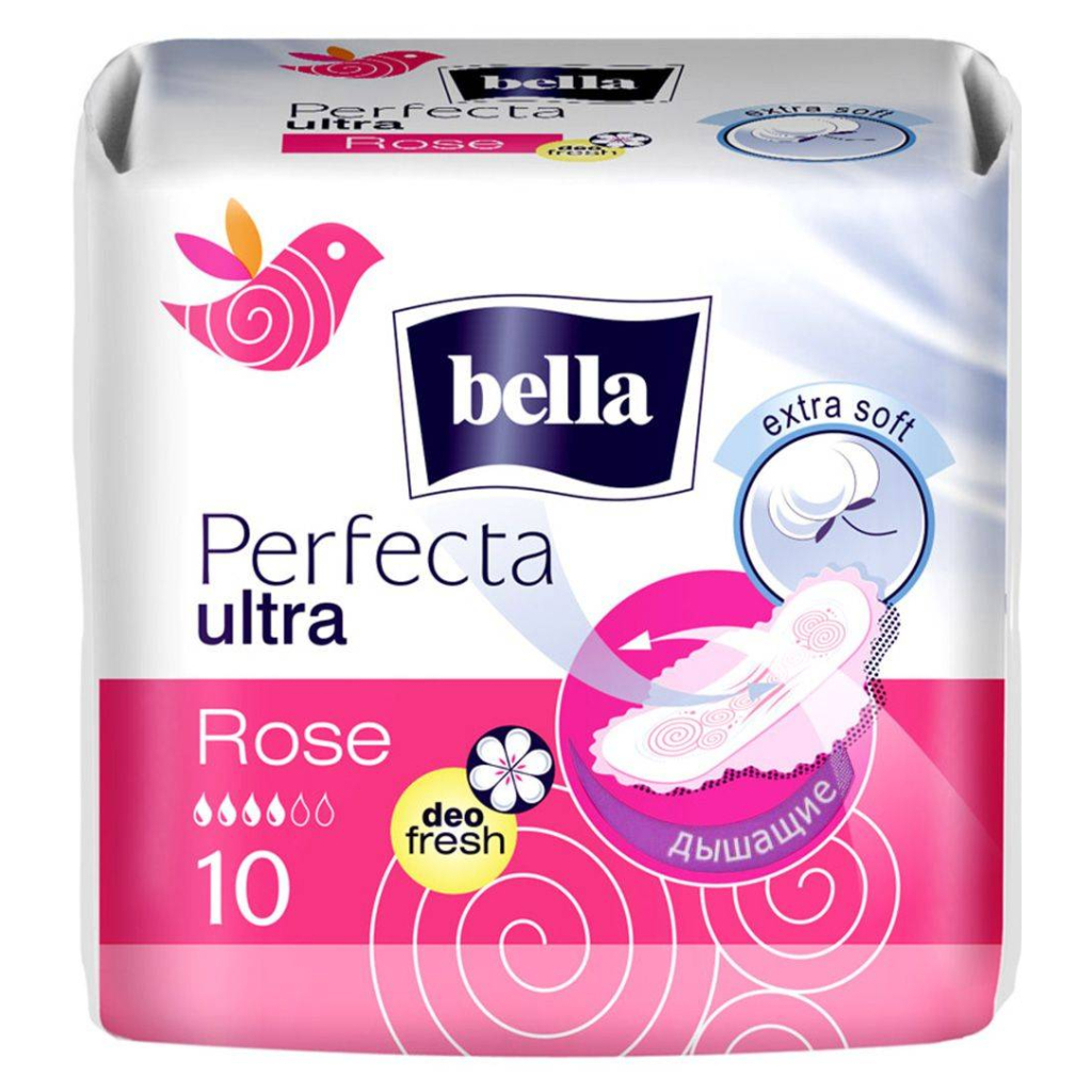Гігієнічні прокладки Bella Perfecta Ultra Rose Deo Fresh 10 шт. (5900516305918) - зображення 1