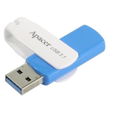 USB флеш накопичувач Apacer 8GB AH357 Blue USB 3.1 (AP8GAH357U-1) - зображення 4