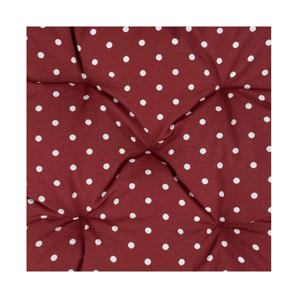 Подушка на стілець Прованс Горох бордо 40х40 (4823093431003) - зображення 3