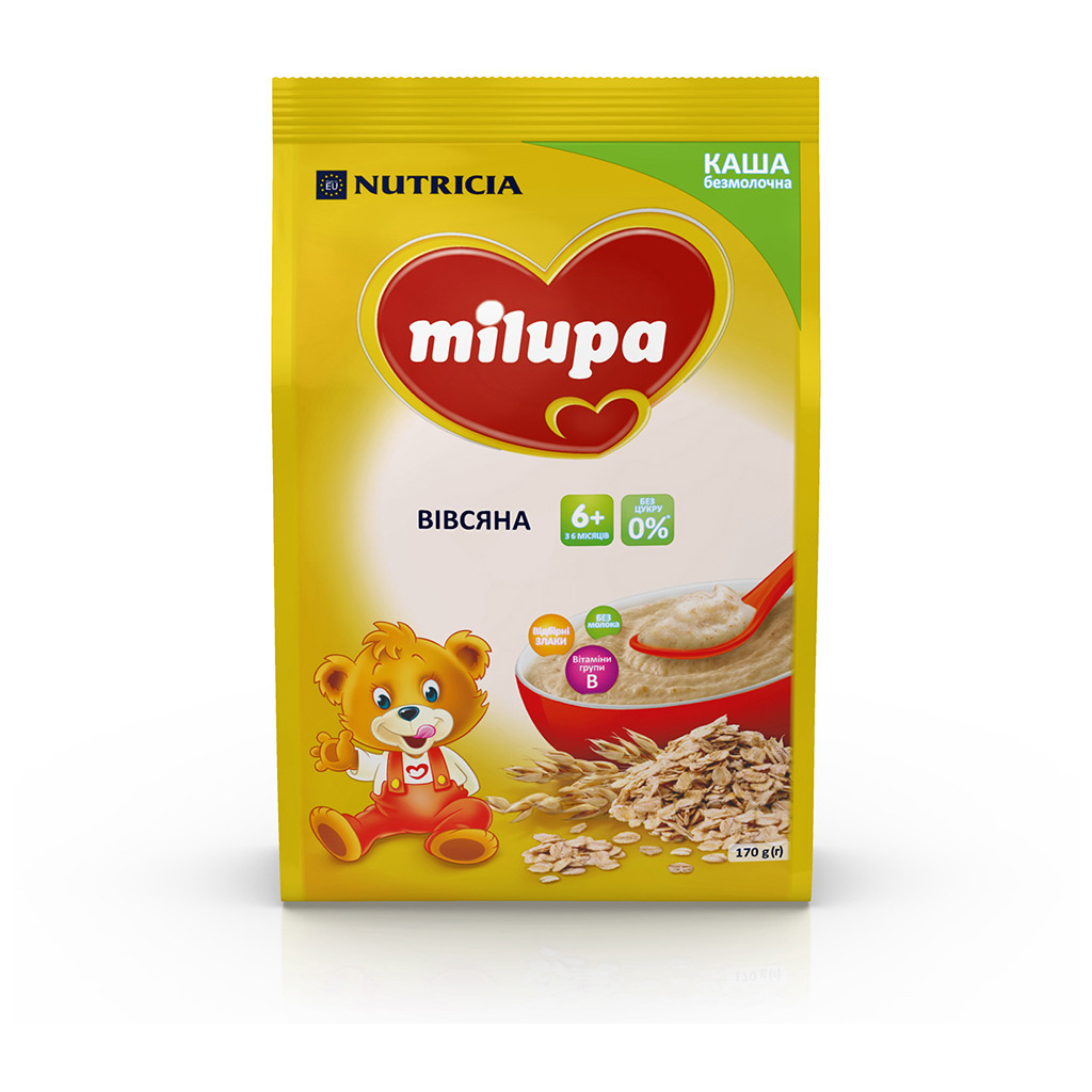 Дитяча каша Milupa безмолочна Вівсяна 170 г (5900852930089) - изображение 9