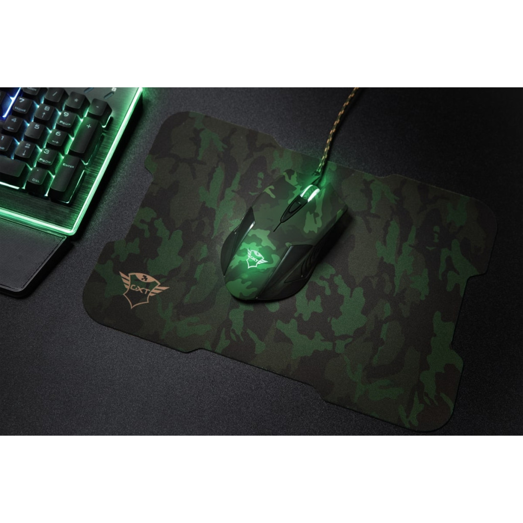 Мишка Trust GXT 781 Rixa Camo Mouse & Pad USB Camouflage (23611) - зображення 12