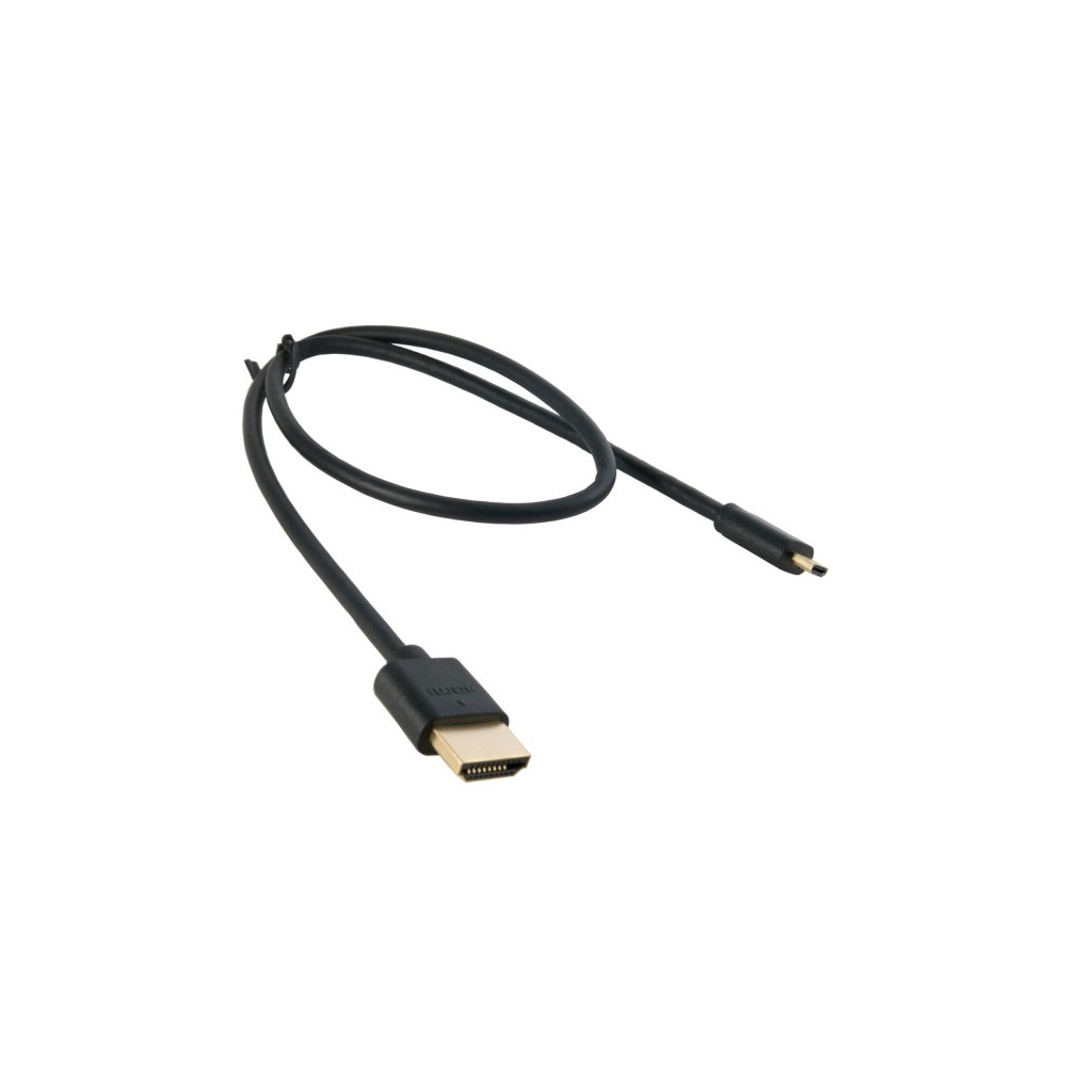 Кабель мультимедійний HDMI M to HDMI micro M 0.5m Extradigital (KBD1678) - зображення 1