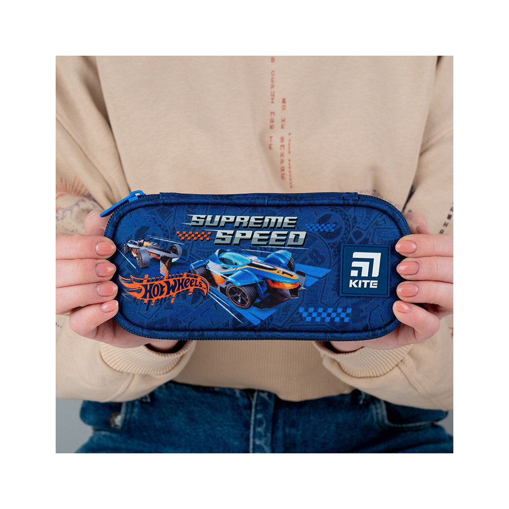 Пенал Kite 662-1 Hot Wheels (HW24-662-1) - зображення 6