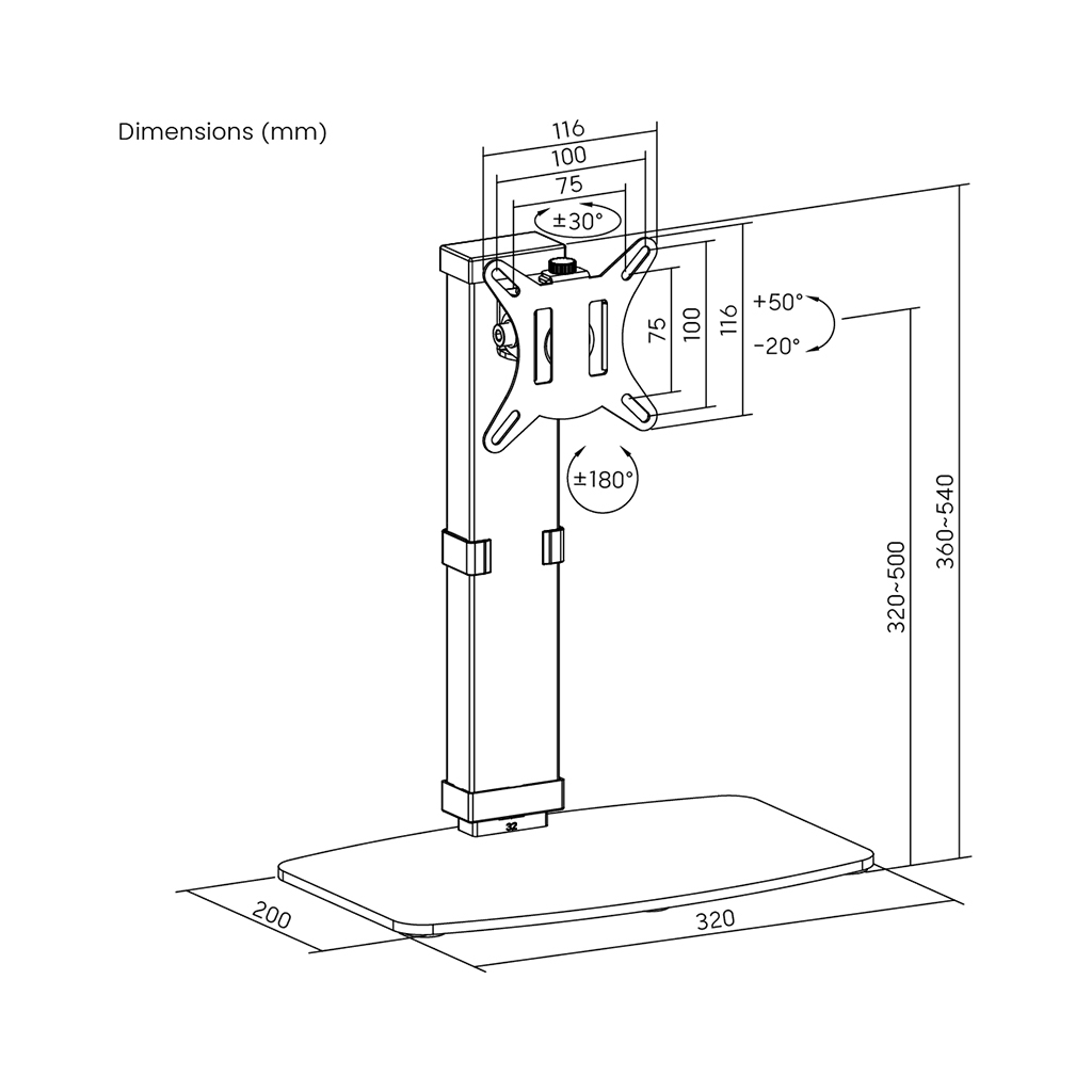 Кронштейн HiSmart HS083939 - зображення 4