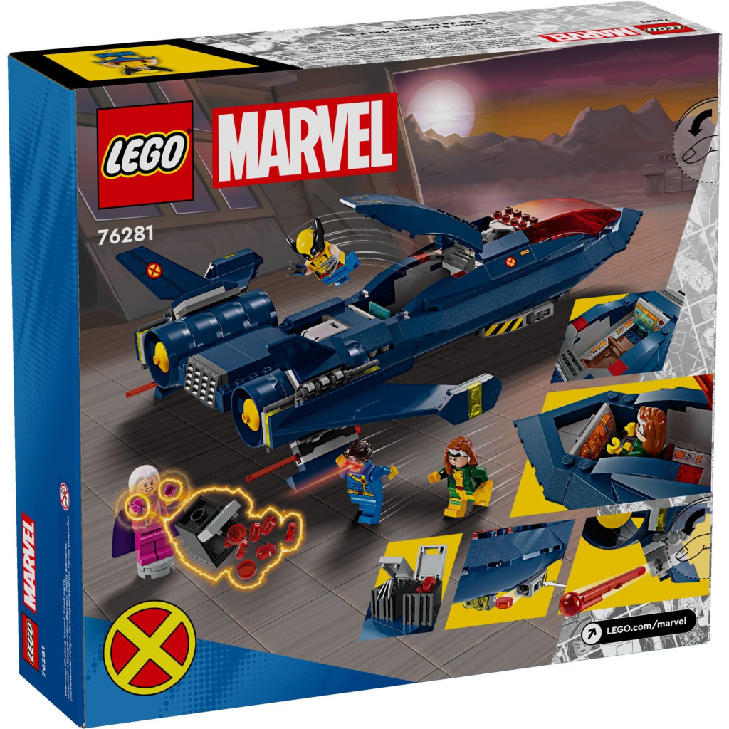 Конструктор LEGO Super Heroes X-Jet Людей Ікс 359 деталей (76281) - зображення 8