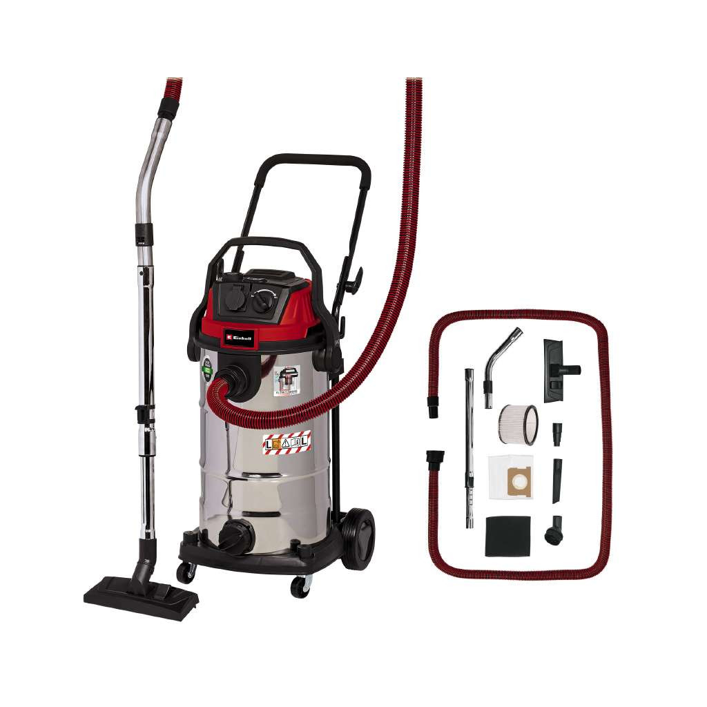 Пилосос будівельний Einhell TE-VC 2340 SACL, 1500Вт, 225мБар, 40л, клас L, 10.1кг (2342470) - зображення 4