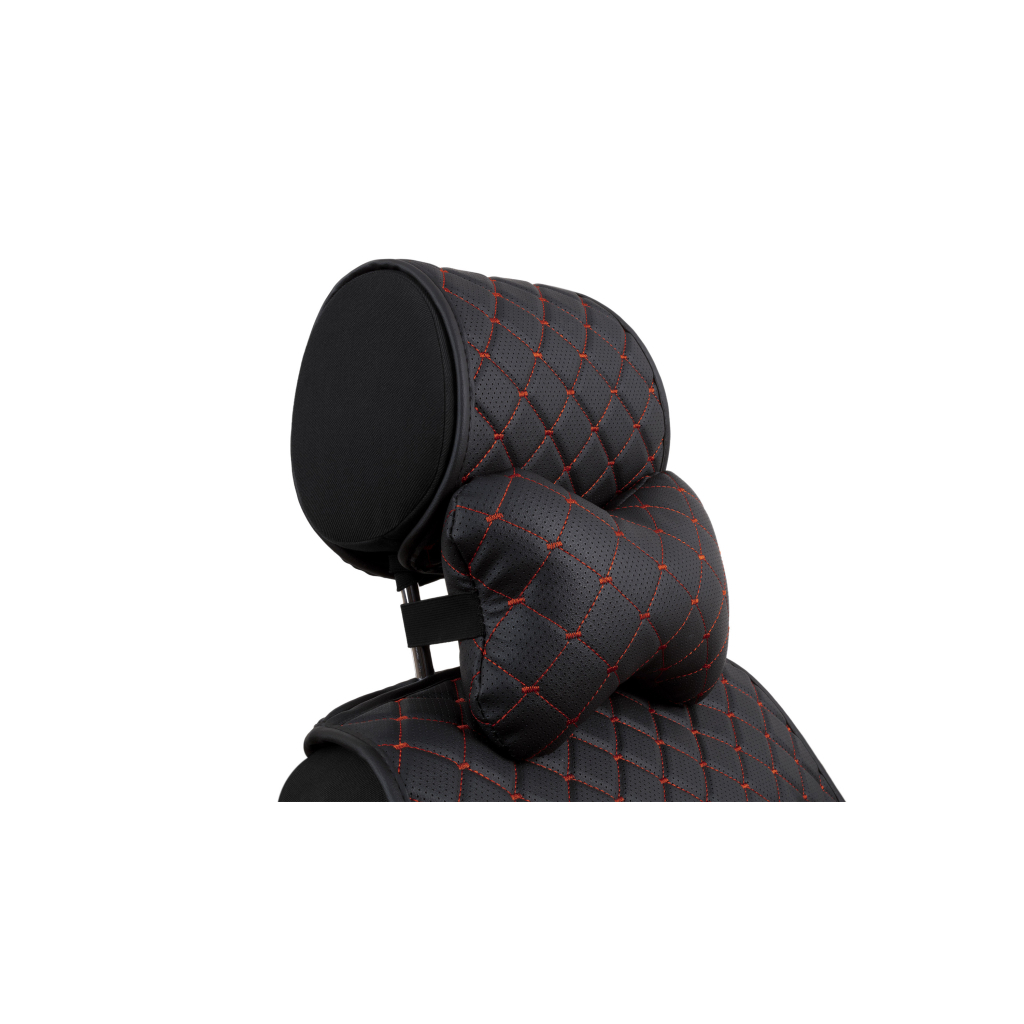 Подушка EVAtech ECO 27х16 см чорна з червоною ниткою (SPCRBR) - зображення 2