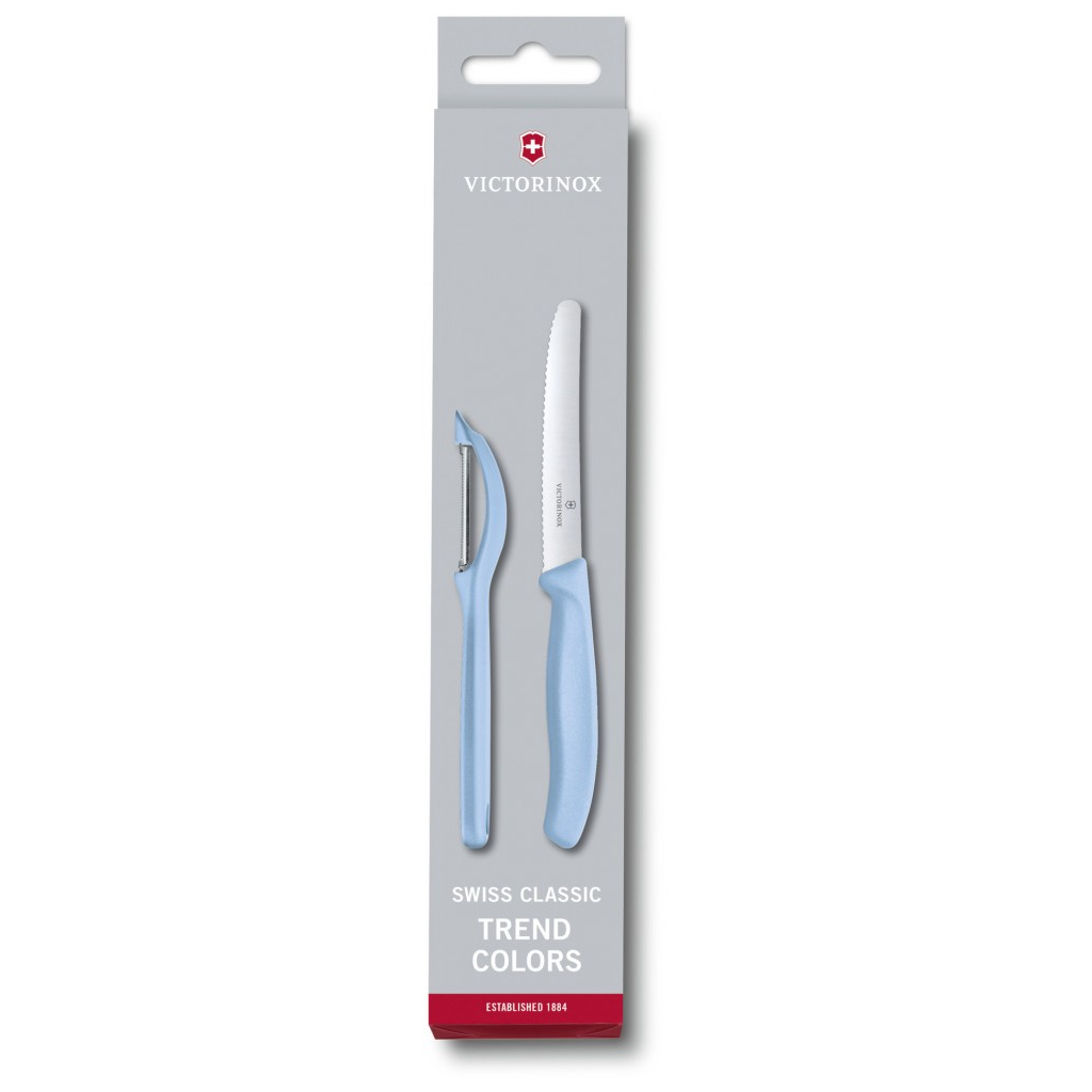 Набір ножів Victorinox Swiss Classic Paring Set Universal Light Blue (6.7116.21L22) - зображення 1