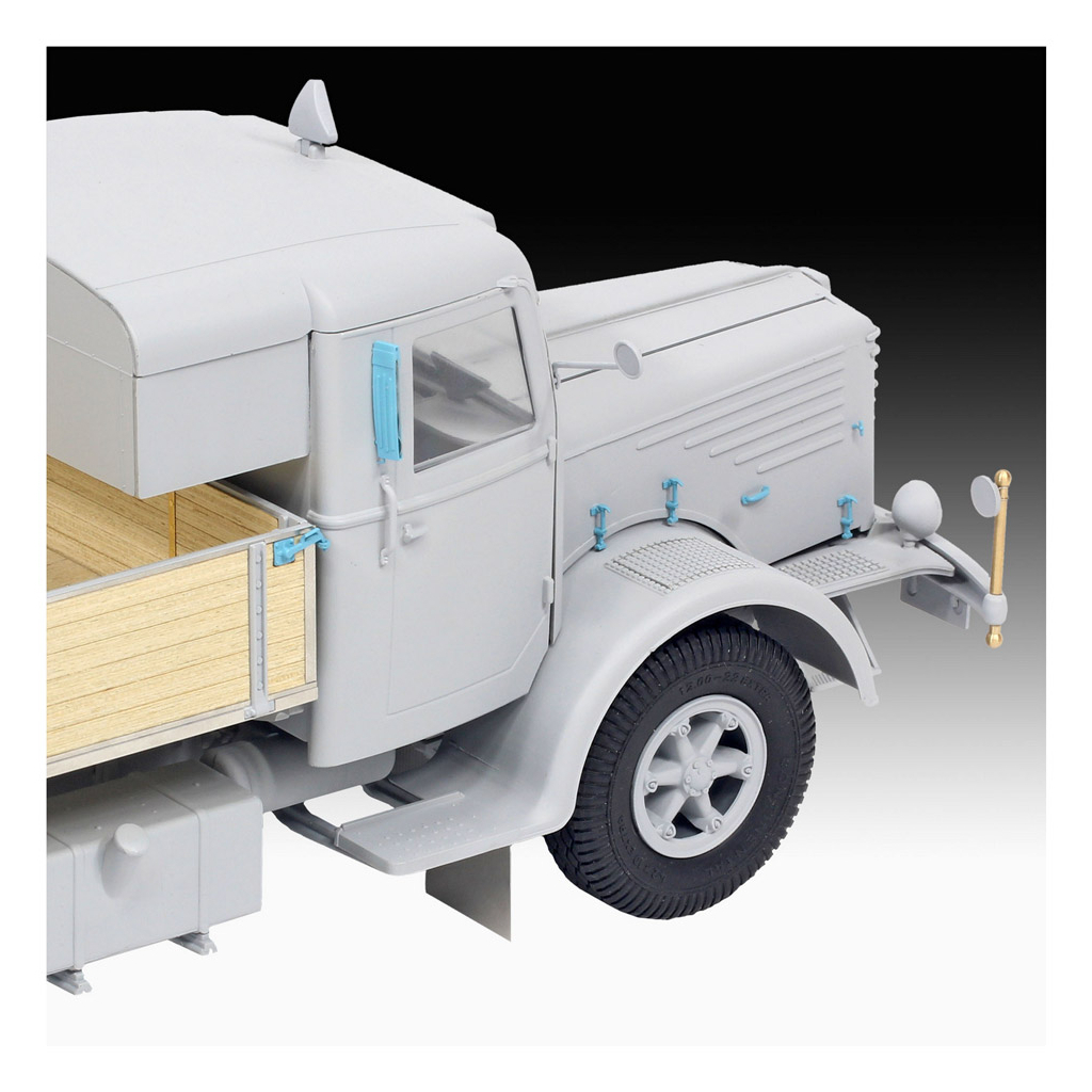 Збірна модель Revell Вантажна машина Büssing 8000 S13 з причепом рівень 5 масштаб 1:24 (RVL-07580) - зображення 6