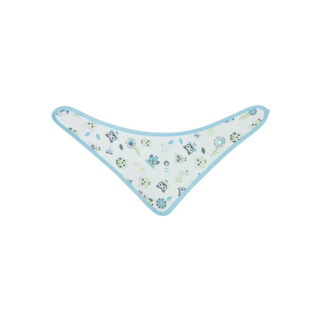 Нагрудничок Akuku бандана Блакитні Сови (A1471) - зображення 2