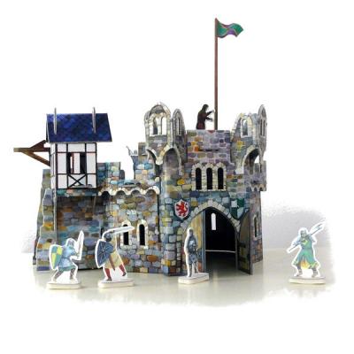 Збірна модель Умная бумага Кругла башта серії Середньовічне місто (220) - зображення 3