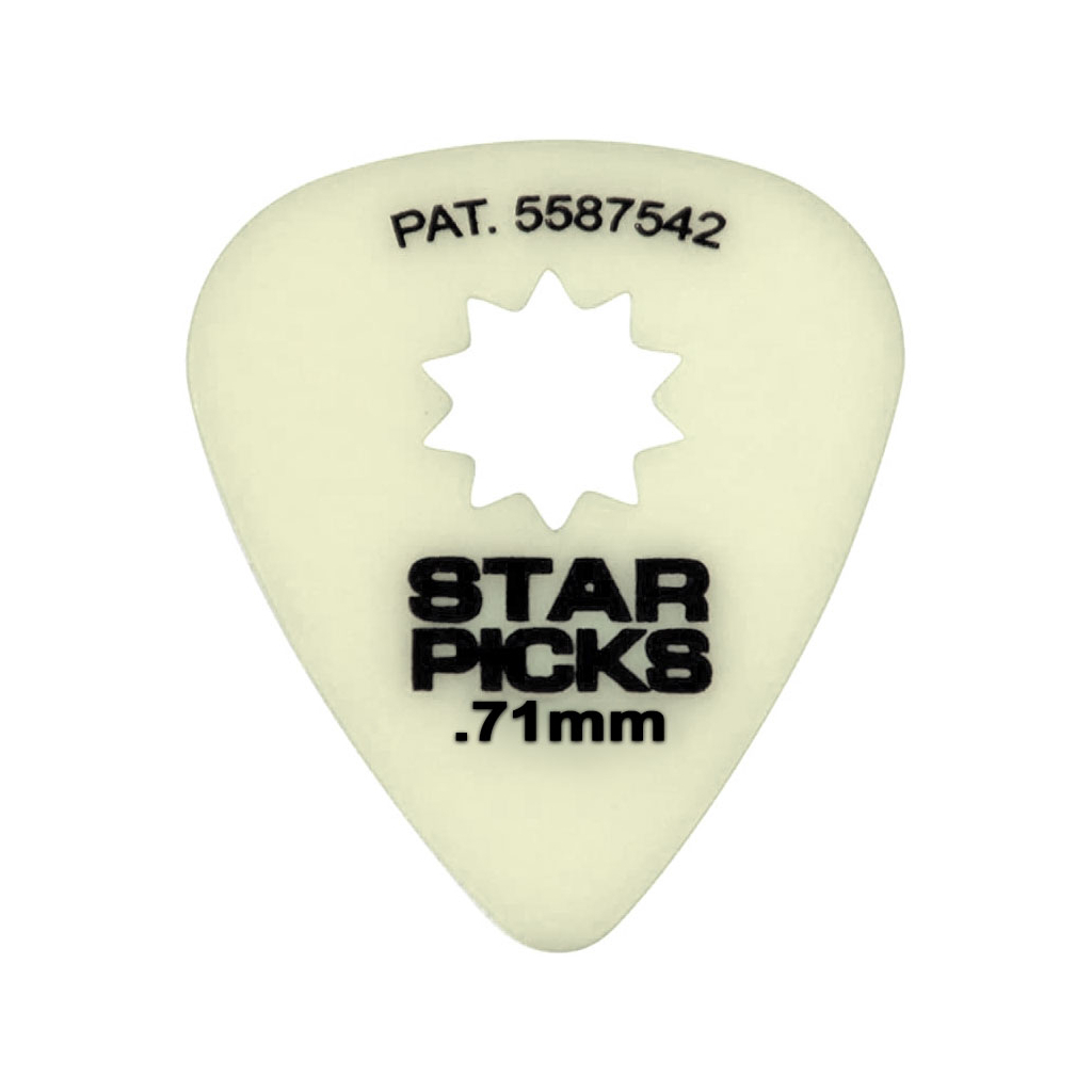 Медіатор Everly Glow In The Dark Star Pick Mix 12 шт. (33009) - зображення 4