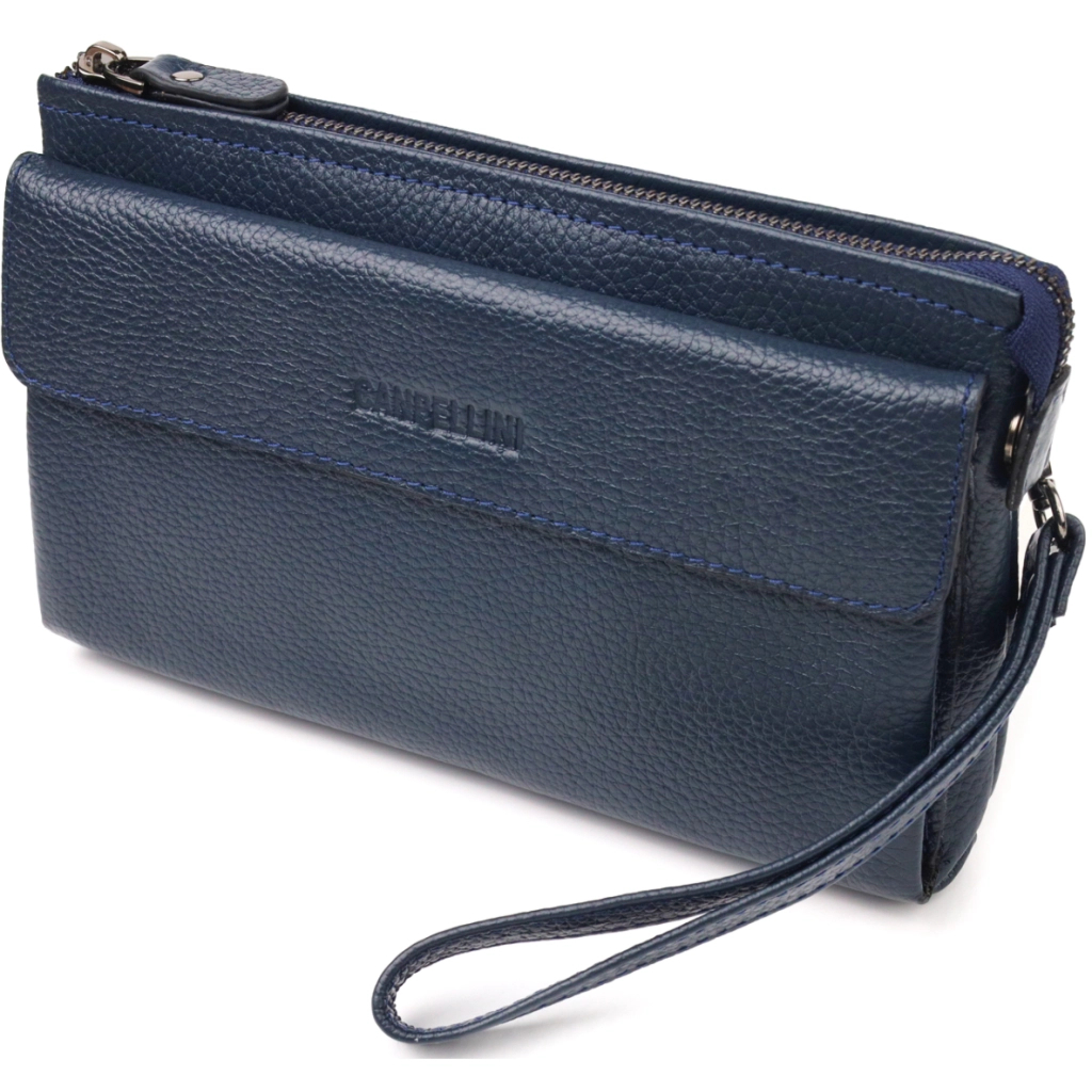 Сумка Canpellini З натуральної шкіри Синя (21550) - зображення 1