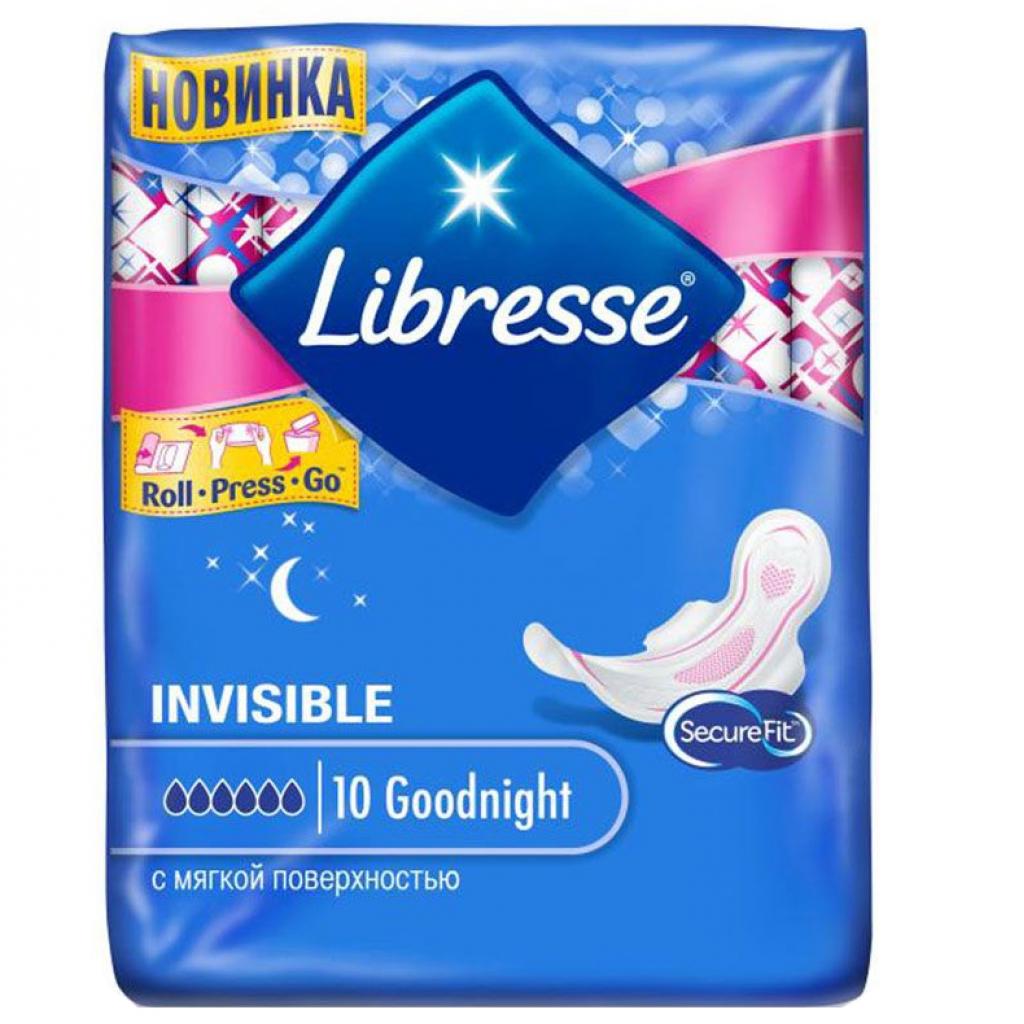 Гігієнічні прокладки Libresse Ultra Goodnight Soft 10 шт (7322540581171) - зображення 1
