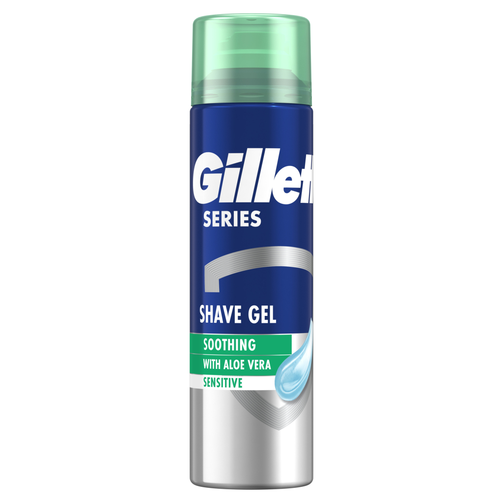 Гель для гоління Gillette Series Sensitive Skin Для чутливої шкіри 200 мл (3014260214692) - изображение 1