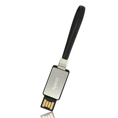 USB флеш накопичувач Apacer 8GB AH128 Silver RP USB 2.0 (AP8GAH128S-1) - зображення 4