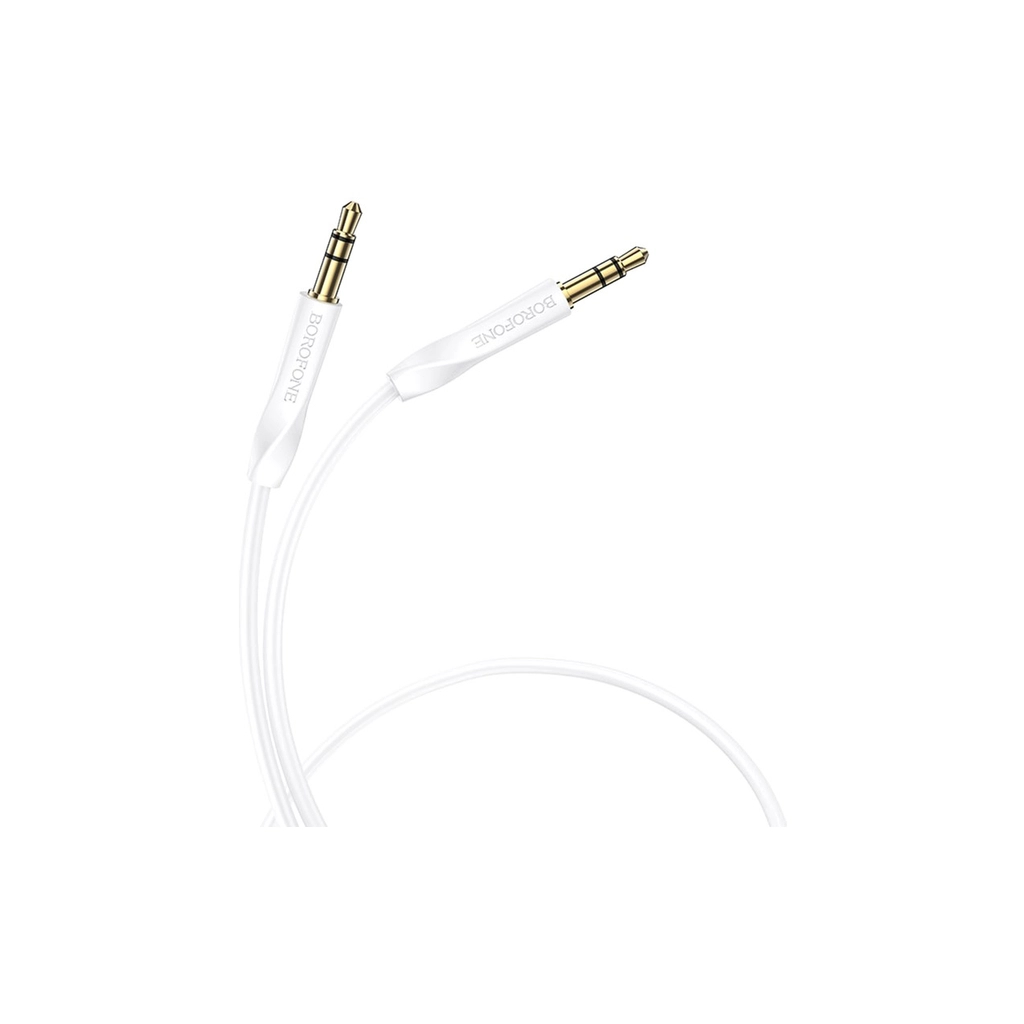 Кабель мультимедійний 3.5mm M to 3.5mm M 16 white BOROFONE (6974443389173) - зображення 2