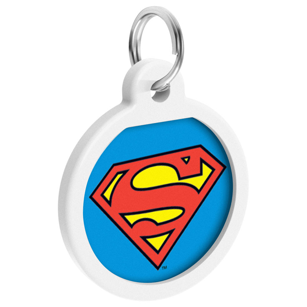 Адресник для тварин WAUDOG Smart ID з QR паспортом "Супермен-герой", коло 25 мм (0625-1009ru-eng) - зображення 2