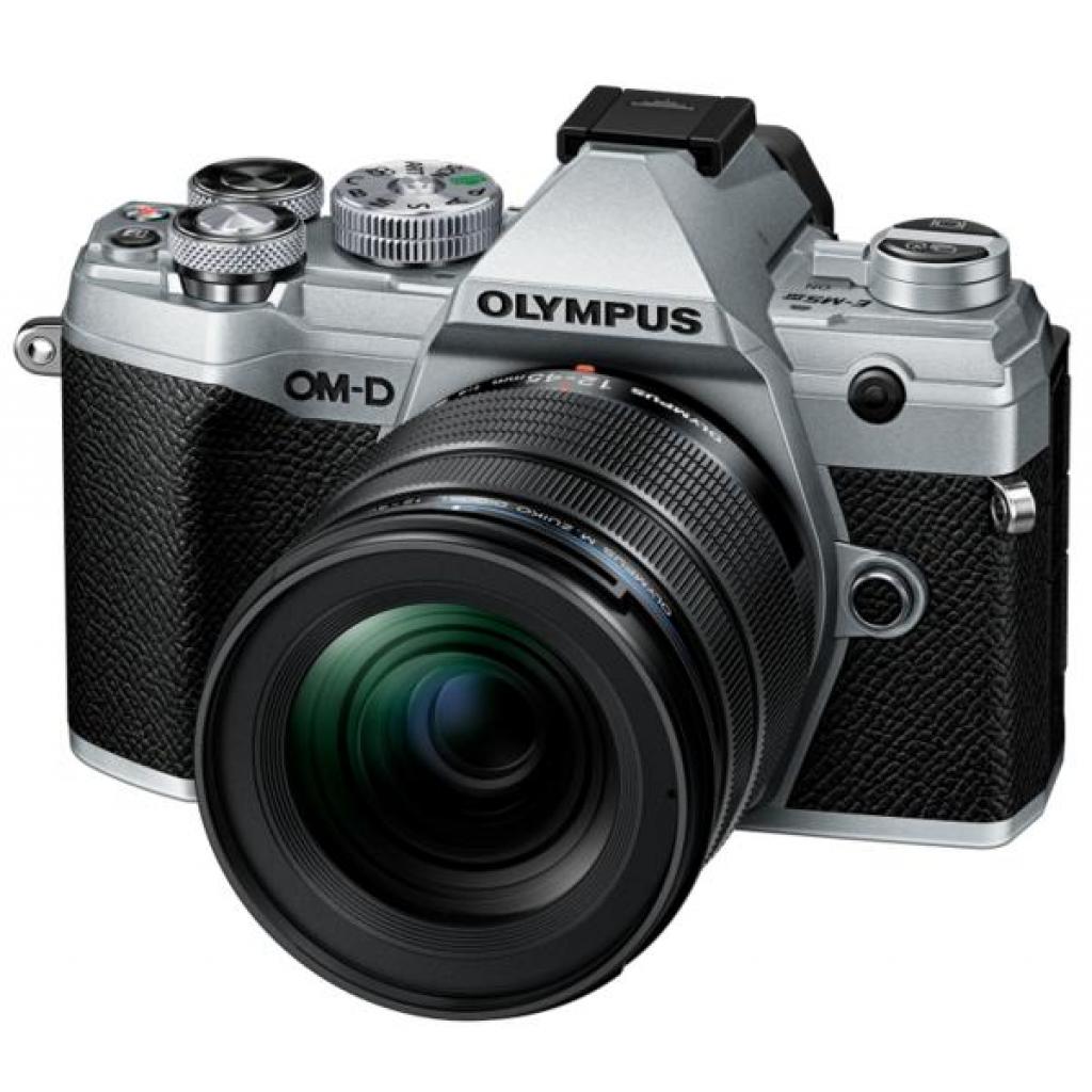 Цифровий фотоапарат Olympus E-M5 mark III 12-45 mm PRO Kit silver/black (V207092SE000) - зображення 1