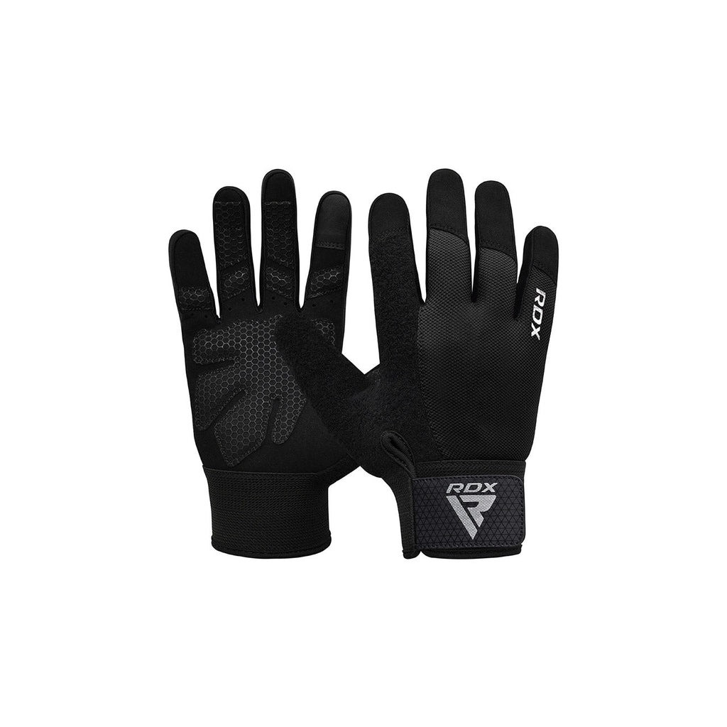 Рукавички для фітнесу RDX W1 Full Finger Plus Black XL (WGA-W1FB-XL+) - зображення 1