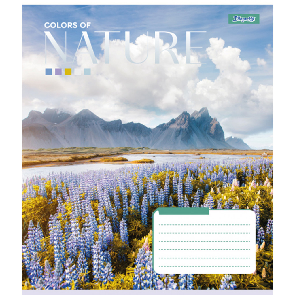 Зошит 1 вересня А5 1В Colors of nature 60 аркушів лінія (767403) - зображення 2