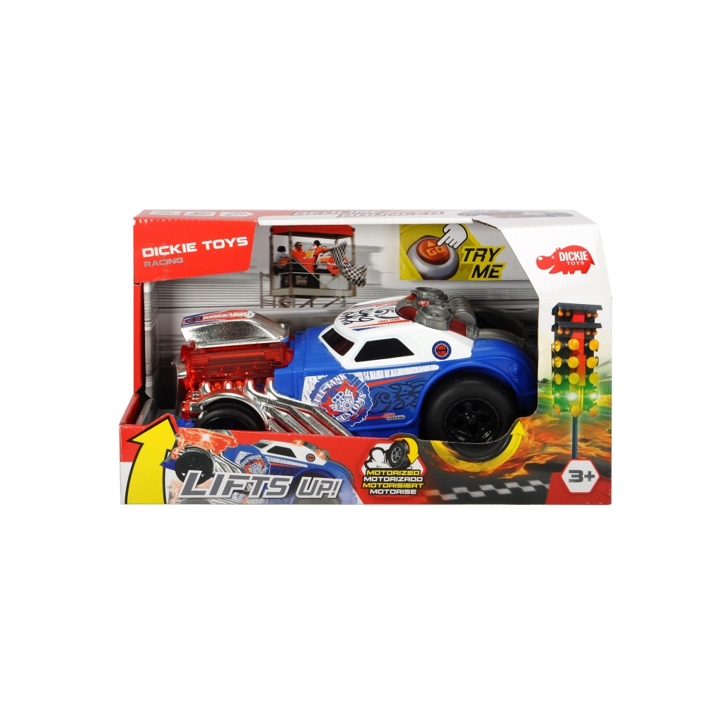 Машина Dickie Toys Стрибок з полум'я з функцією їзди на задніх колесах 24 см (3764007) - зображення 3