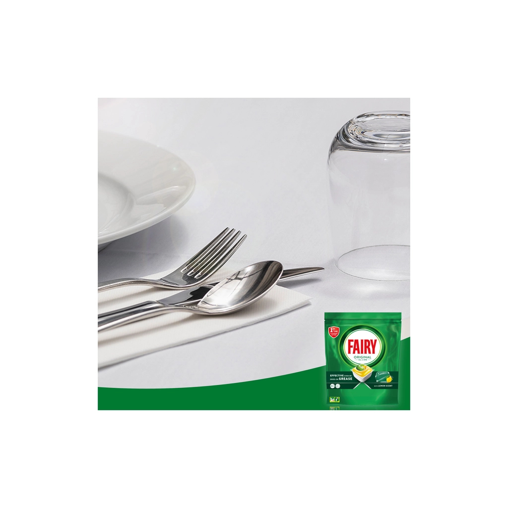 Таблетки для посудомийних машин Fairy Original All in One Lemon 56 шт. (8700216237352) - зображення 3