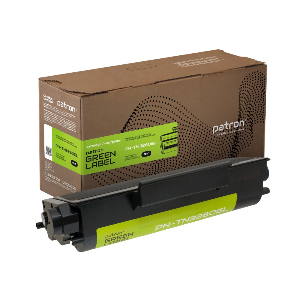 Тонер-картридж Patron Brother TN-3280 Green Label (PN-TN3280GL) - изображение 1