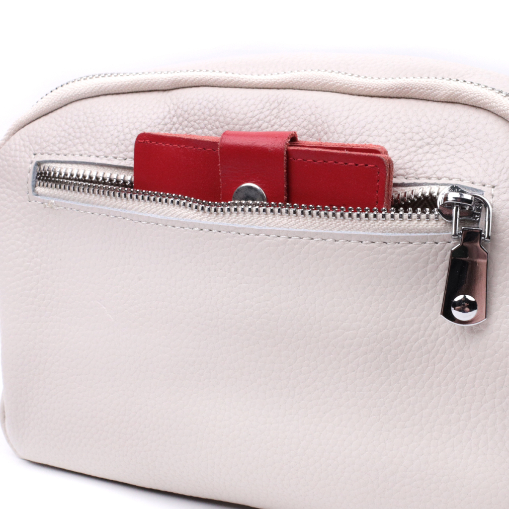 Сумка Vintage З натуральної шкіри Біла (22593) - зображення 10