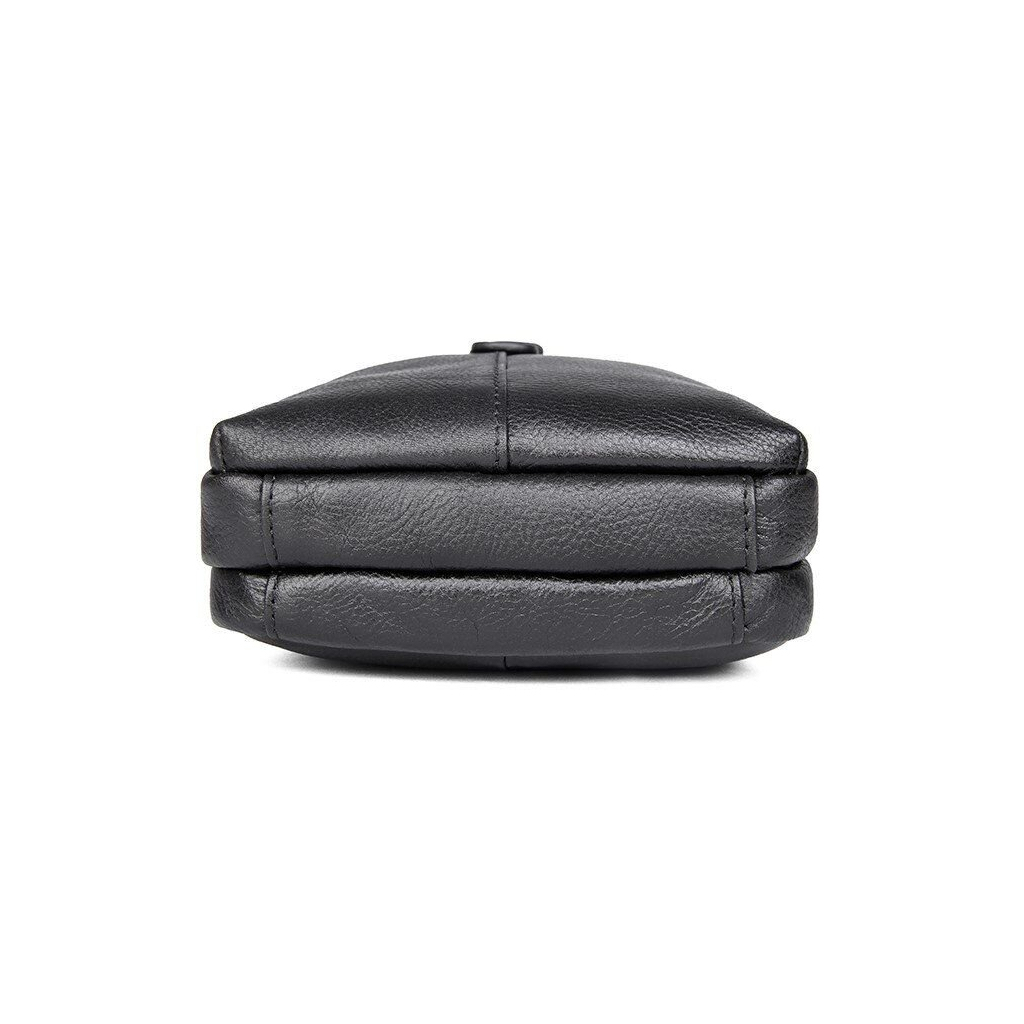 Сумка Vintage Шкіряна флотар Чорна (14969) - зображення 6