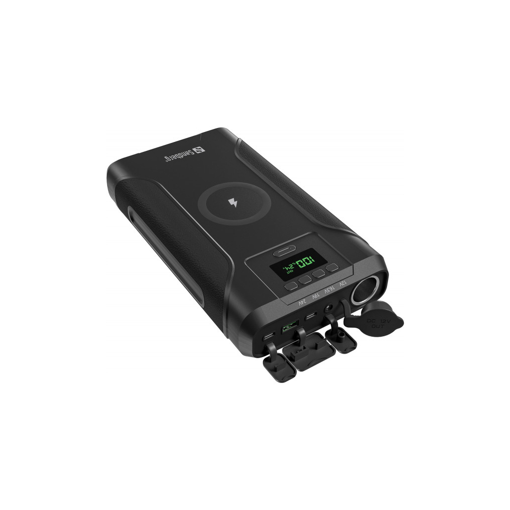 Батарея універсальна Sandberg 76800mAh Survivor 7in1 DC/91W, PD/100W, Cigar Lighter/120W, QI-15W, power-through (421-15) - зображення 2