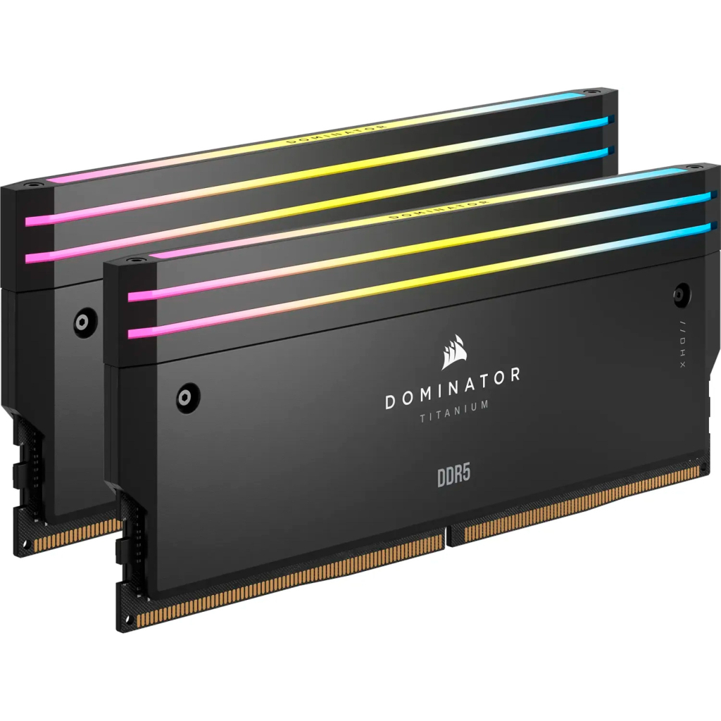 Модуль пам'яті для комп'ютера DDR5 32GB (2x16GB) 6000 MHz Dominator Titanium RGB Corsair (CMP32GX5M2B6000C30) - зображення 2