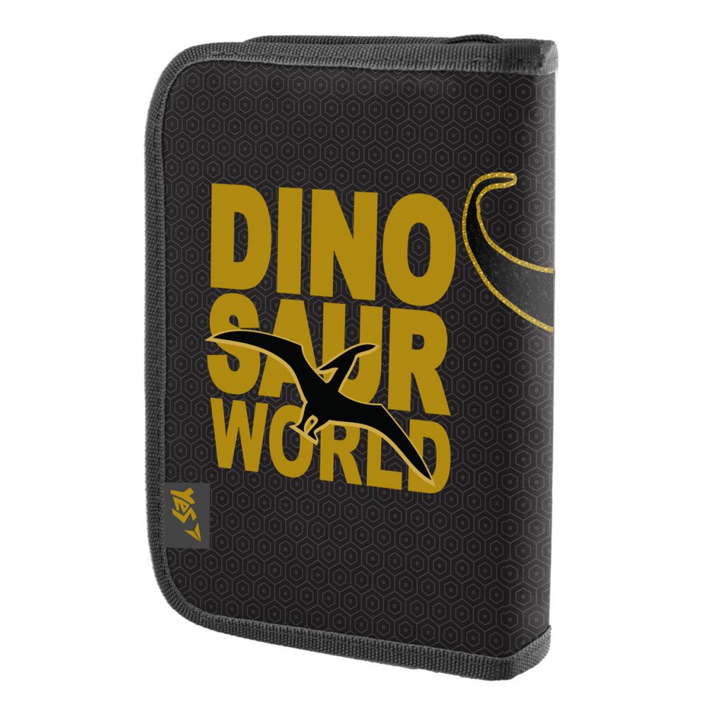 Пенал Yes Dino твердий одинарний з двома клапанами (532876) - зображення 2