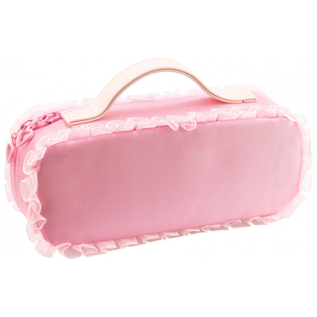 Пенал Cool For School сумка пухнастий з аплікацією Cool For School 1 відділення Рожевий (7471-pink) - зображення 2