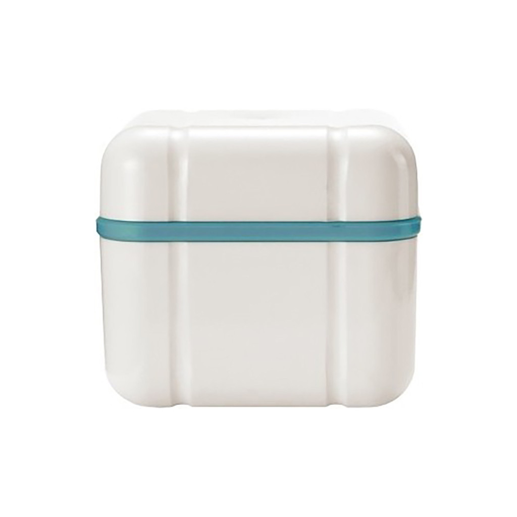 Футляр для зубних протезів Curaprox З решіткою Зелений 1 шт. (7612412300116) - изображение 1