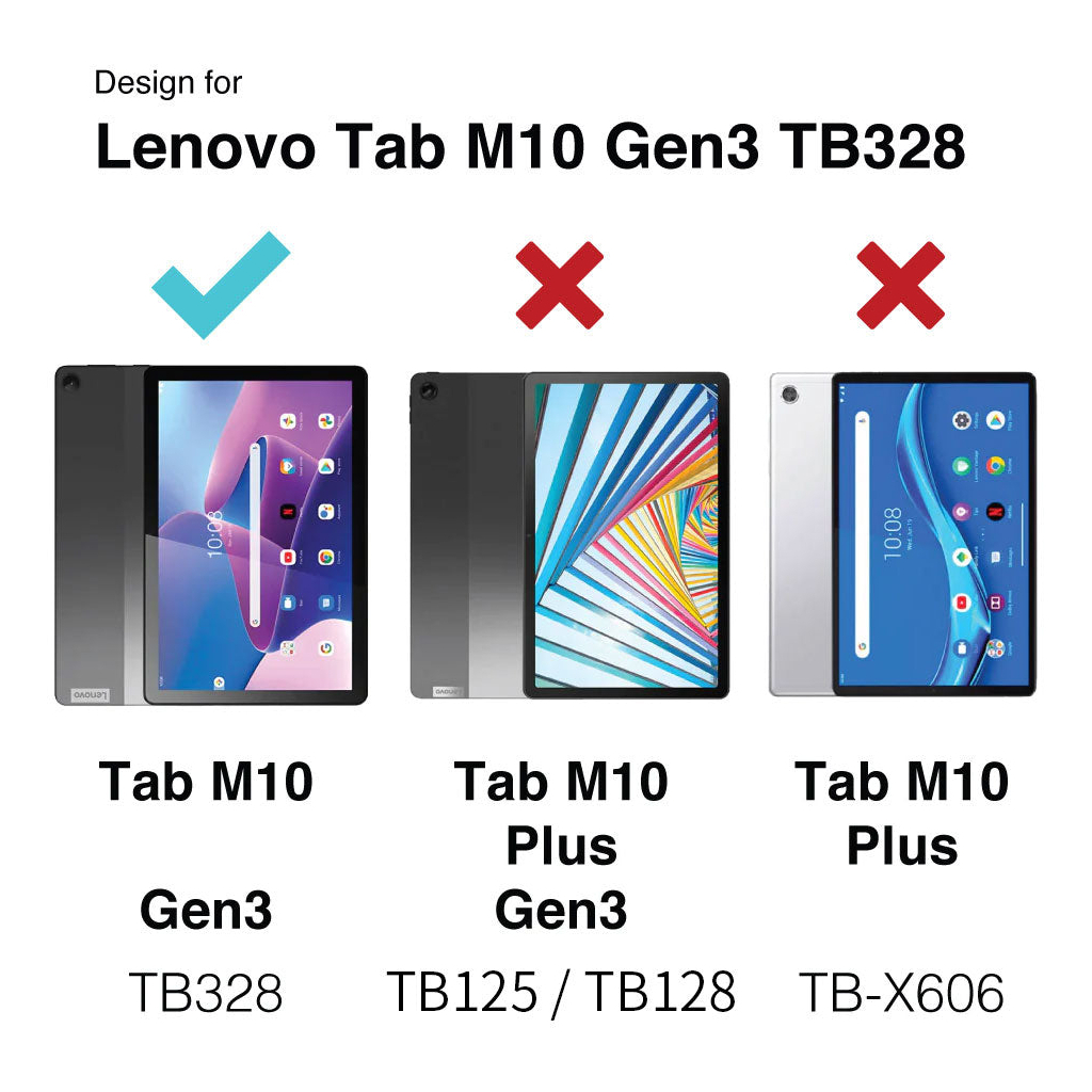 Чохол до планшета Lenovo TAB M10 (GEN3) RUGGED TB328 (ZG38C06811) - зображення 6