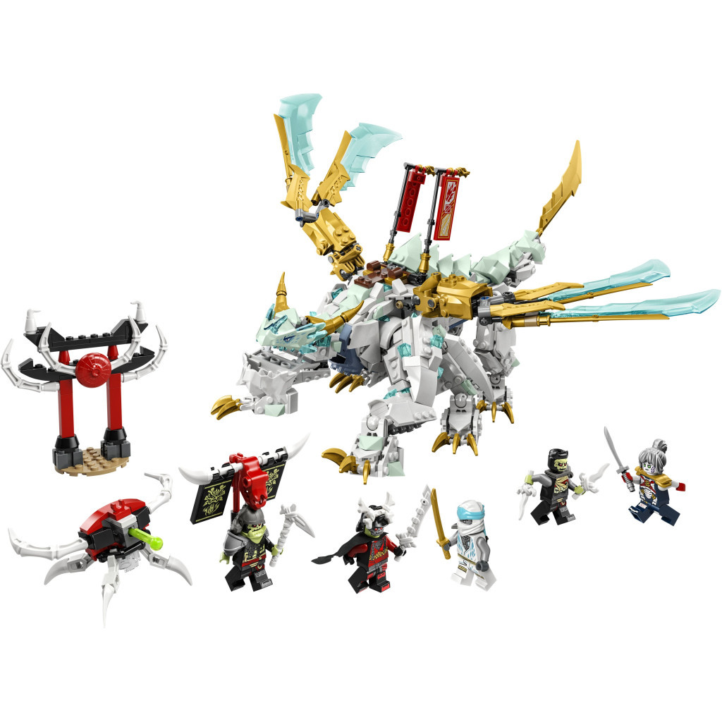 Конструктор LEGO Ninjago Істота Крижаний Дракон Зейна 973 деталі (71786) - зображення 2