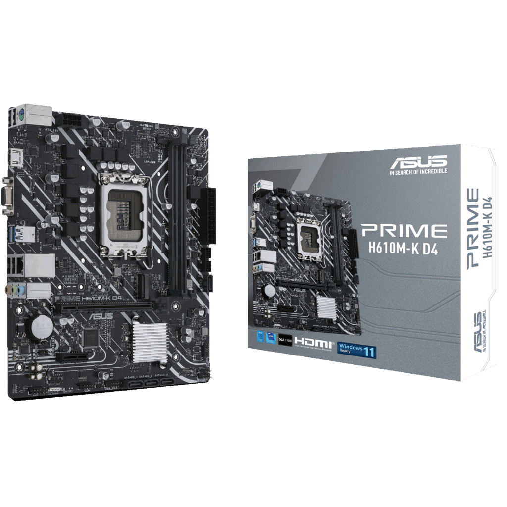 Материнська плата ASUS PRIME H610M-K D4 - зображення 2