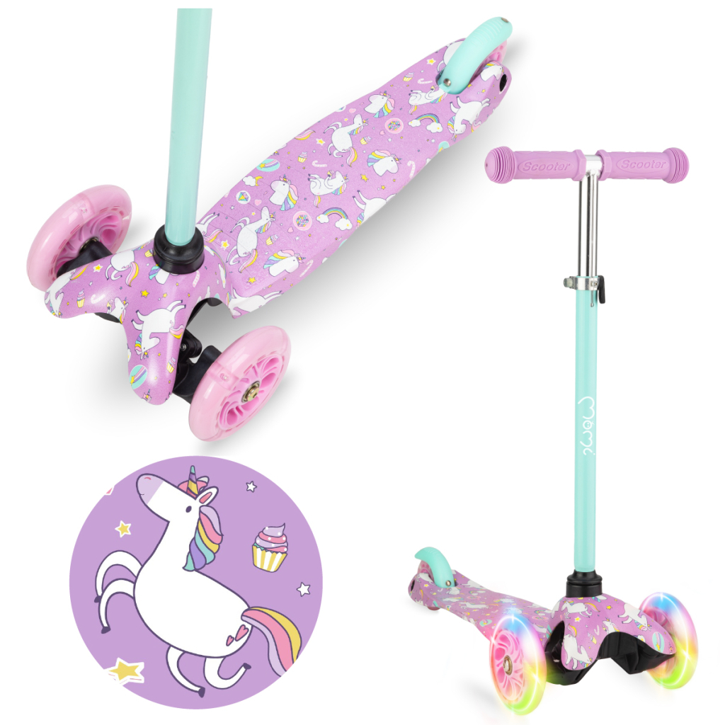 Самокат MoMi Weendy Purple unicorns (5900495945266) (HULA00006) - зображення 6
