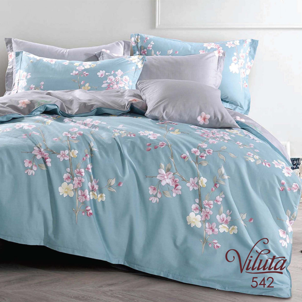 Постільна білизна Viluta 542 Сатин Твіл євро (2000000043531) - зображення 1