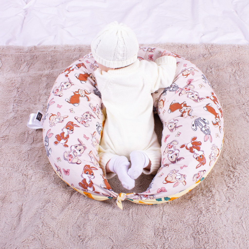 Подушка MirSon для вагітних та годування №8323 Print Line 17-0530 Bambi Бязь 30х170х20 см (2200006200482) - изображение 8