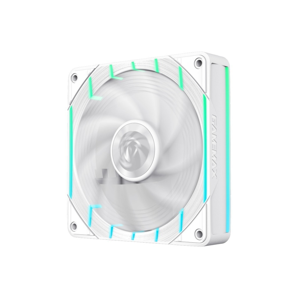 Кулер до корпусу Gamemax Tornado T12 ARGB-W - зображення 3