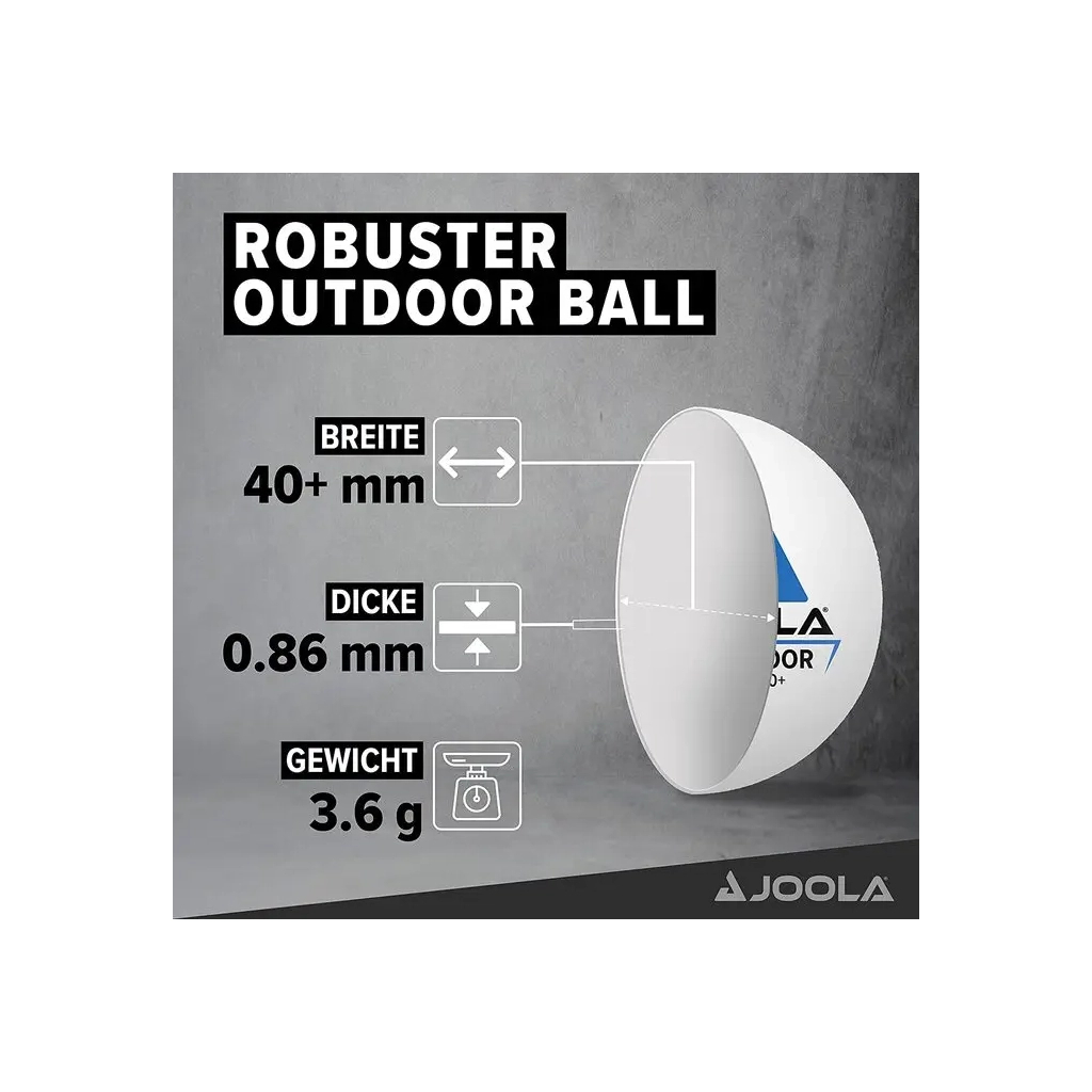 Комплект для настільного тенісу Joola Duo Pro 2 Bats 3 Balls (54821) (930796) - зображення 3